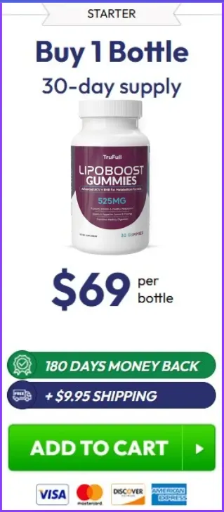 Lipoboost Gummies - 1 Bottle